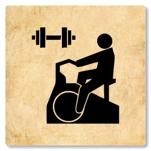 Fitness, 100x100mm, pergamen, Nevada